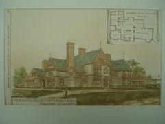 A Country House , New York, NY, 1879, W. A. Bates