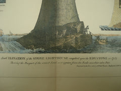South Elevation of the Edystone Lighthouse, 1886, Unknown