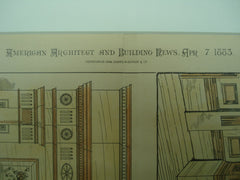 House of A. T. Lyman, Esq., Waltham, MA, 1883, Messrs. Hartwell & Richardson