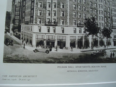 Pelham Hall Apartments, Boston, MA, 1926, Arthur H. Bowditch