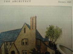 House of Dr. H. J. Weiland , South Milwaukee, WI, 1927, George Schley & Sons