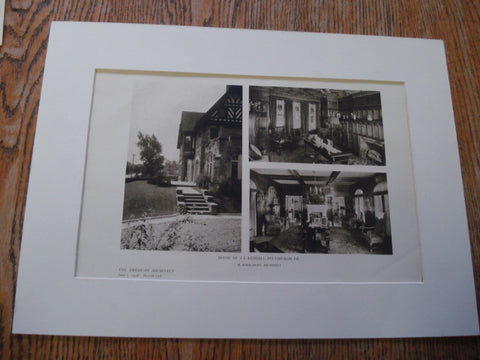 House of J.L. Kendall, Interior, Pittsburgh, PA, 1926, M. Nirdlinger