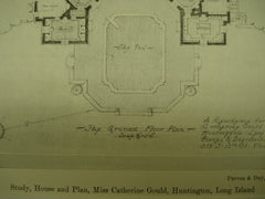 House of Miss Catherine Gould , Huntington, Long Island, NY, 1927, Purves & Day