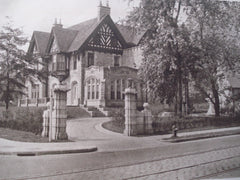 House of J.L. Kendall, Exterior, Pittsburgh, PA, 1926, M. Nirdlinger