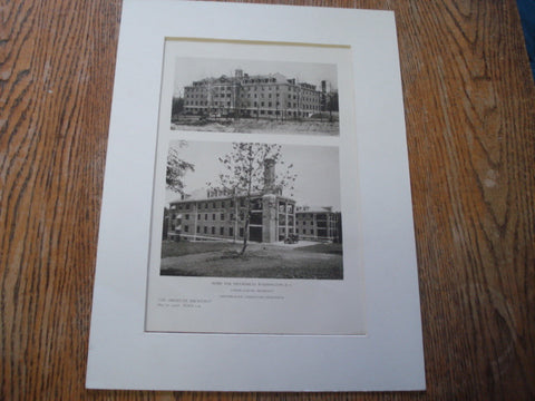 Home For Incurables, Washington, DC, 1926, Lynch Luquer, Architect, Stevens & Lee