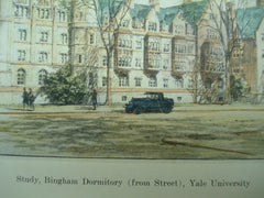 Bingham Dormitory, Yale University , New Haven, CT, 1926, Walter B. Chambers