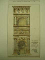 Arch of Triumph in the New Castle, Naples, Italy, EUR, 1877, Giuliano da Maino