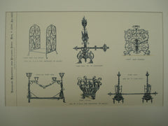 Wrought-Iron Workings for the Princess of Wales, Wales, UK, 1896, Unknown
