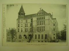 Union League Club-House on Bedford Avenue , Brooklyn, NY, 1891, P. J. Lauritzen