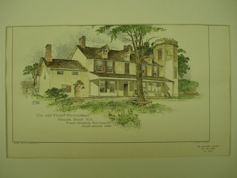 Old Hunt Homestead, Hunt's Point, NY, 1903, Unknown