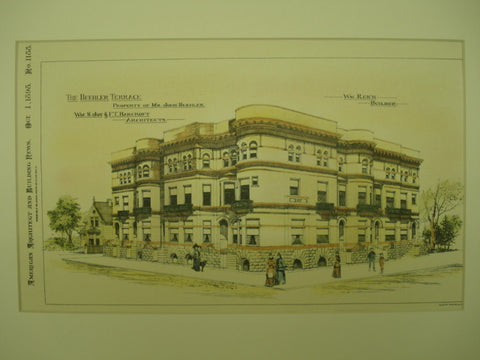 Buehler Terrace for John Buehler, 1898, Wm. S. Joy & F. T. Barcroft