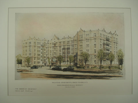Halstead Apartments , White Plains, NY, 1926, Harry Creighton Ingalls