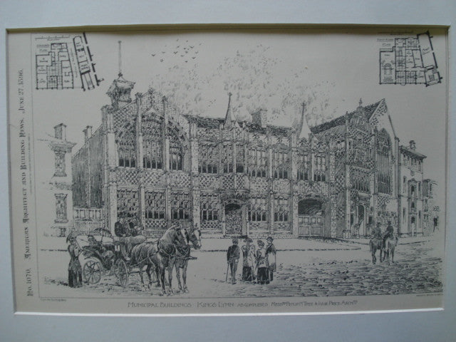 Municipal Buildings , King's Lynn, England, UK, 1896, Philip H Tree & Ivor Price