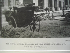 Hotel Imperial, Broadway and 32nd Street, New York, NY, 1890, McKim, Mead & White