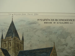 St. Mary's Church , Woolrich, London, England, UK, 1880, E. F. C. Clarke