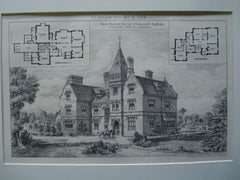 New Manor House, Elmswell, Suffolk, England, UK, 1884, J. Llewellyn Wilson