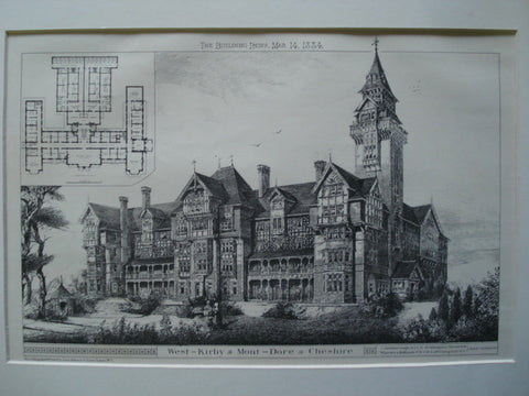 Mont Dore , West Kirby, Cheshire, England, UK, 1884, A. Bedborough & Wheeler & Hollands