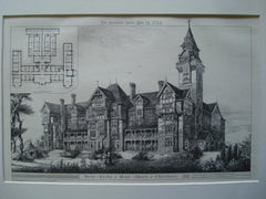 Mont Dore , West Kirby, Cheshire, England, UK, 1884, A. Bedborough & Wheeler & Hollands