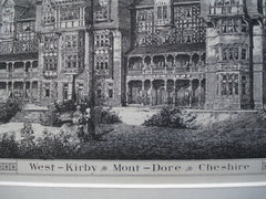 Mont Dore , West Kirby, Cheshire, England, UK, 1884, A. Bedborough & Wheeler & Hollands