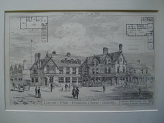 Liberal Club Premises , Great Grimsby, England, UK, 1884, Charles Bell