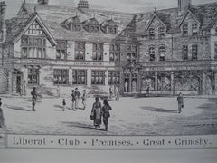 Liberal Club Premises , Great Grimsby, England, UK, 1884, Charles Bell
