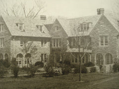 House of John McGlinn , Overbrook, PA, 1926, Seeburger & Rabenold