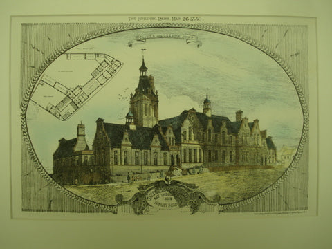 Gateshead School Board , Gateshead, Tyne and Wear, England, UK, 1880, Oliver and Leeson