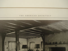 Interior of the Oakland Golf Club , Bayside, Long Island, NY, 1926, Roger H. Bullard