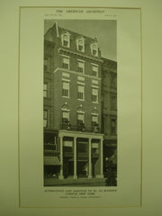 Alterations and Additions to No. 414 Madison Avenue , New York, NY, 1916, Messrs. Cross & Cross