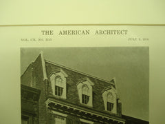 Alterations and Additions to No. 414 Madison Avenue , New York, NY, 1916, Messrs. Cross & Cross