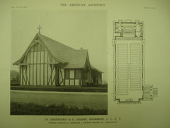 St. Gertrude's Roman Catholic Chapel , Edgemere, NY, 1916, Edward A. Lehmann & Thomas O'Kane, Jr.