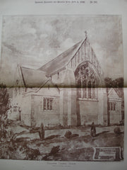 Salcombe Church , Devon, England, UK, 1890, John D. Sedding