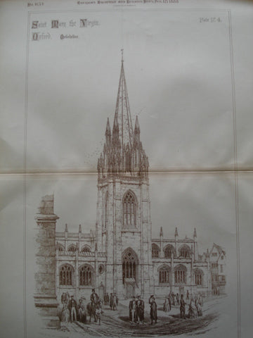 Church of St. Mary the Virgin , Oxford, Oxfordshire, England, UK, 1888, Not Stated