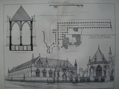National Campo-Santo or Cloister in Connection with Westminster Abbey , Westminster, England, UK, 1884, The Late Sir C. Gilbert Scott