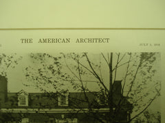 Exterior of the House of George Forrester, Esq. , Atlanta, GA, 1916, Hentz, Reid & Adler