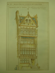Residence of Dr. C. G. Thomas at No. 600, Madison Avenue , New York, NY, 1886, Mr. Bruce Price
