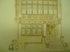 Residence of Dr. C. G. Thomas at No. 600, Madison Avenue , New York, NY, 1886, Mr. Bruce Price