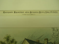 Residence of Ex-Governor Jno. M. Hamilton , Kenwood, IL, 1888, S. M. Randolph