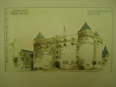 Storage and Warehouse Deposit Company , Minneapolis, MN, 1890, L. S. Buffington