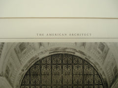 Alcove Screen in the Cleveland Federal Reserve Bank , Cleveland, OH, 1926, Walker & Weeks