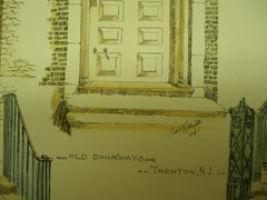 Old Doorways , Trenton, NJ, 1891, Unknown