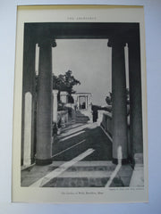 Garden of Weld, Brookline, MA, 1900, Charles A. Platt