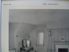 Guest Room in the Residence of I. Kent Fulton, Esq., Sachems Head, CT, 1930, W.F. Brooks and F.D. Glazier