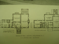 House of Wm. J. Devine , Englewood, NJ, 1926, R. C. Hunter & Bro.
