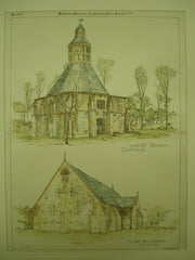 Abbot's Kitchen and Barn , Glastonbury, Somerset, England, UK, 1894, Burnky Bibb