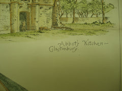 Abbot's Kitchen and Barn , Glastonbury, Somerset, England, UK, 1894, Burnky Bibb