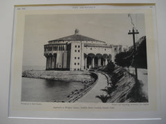 Approach to the Wrigley Casino, Avalon, Santa Catalina Island, CA, 1930, Webber and Spaulding