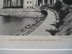 Approach to the Wrigley Casino, Avalon, Santa Catalina Island, CA, 1930, Webber and Spaulding