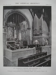 St. Clement's Church , Philadelphia, PA, 1915, Mr. Horace Wells Sellers