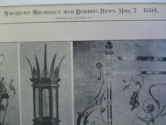 Art in Iron by Jno. Williams, 544 & 556 W 27th St.,, New York, NY, 1891, Jno. Williams